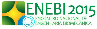 Logo ENEBI 2015. Engenharia biomecânica para viver sem limites.
